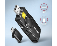 Axagon CRE-SMP2A 4-gniazda Smart card PocketReader czytnik - 1485439 - zdjęcie 7